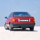 Das Design des Audi 80 war rundlicher als zuvor