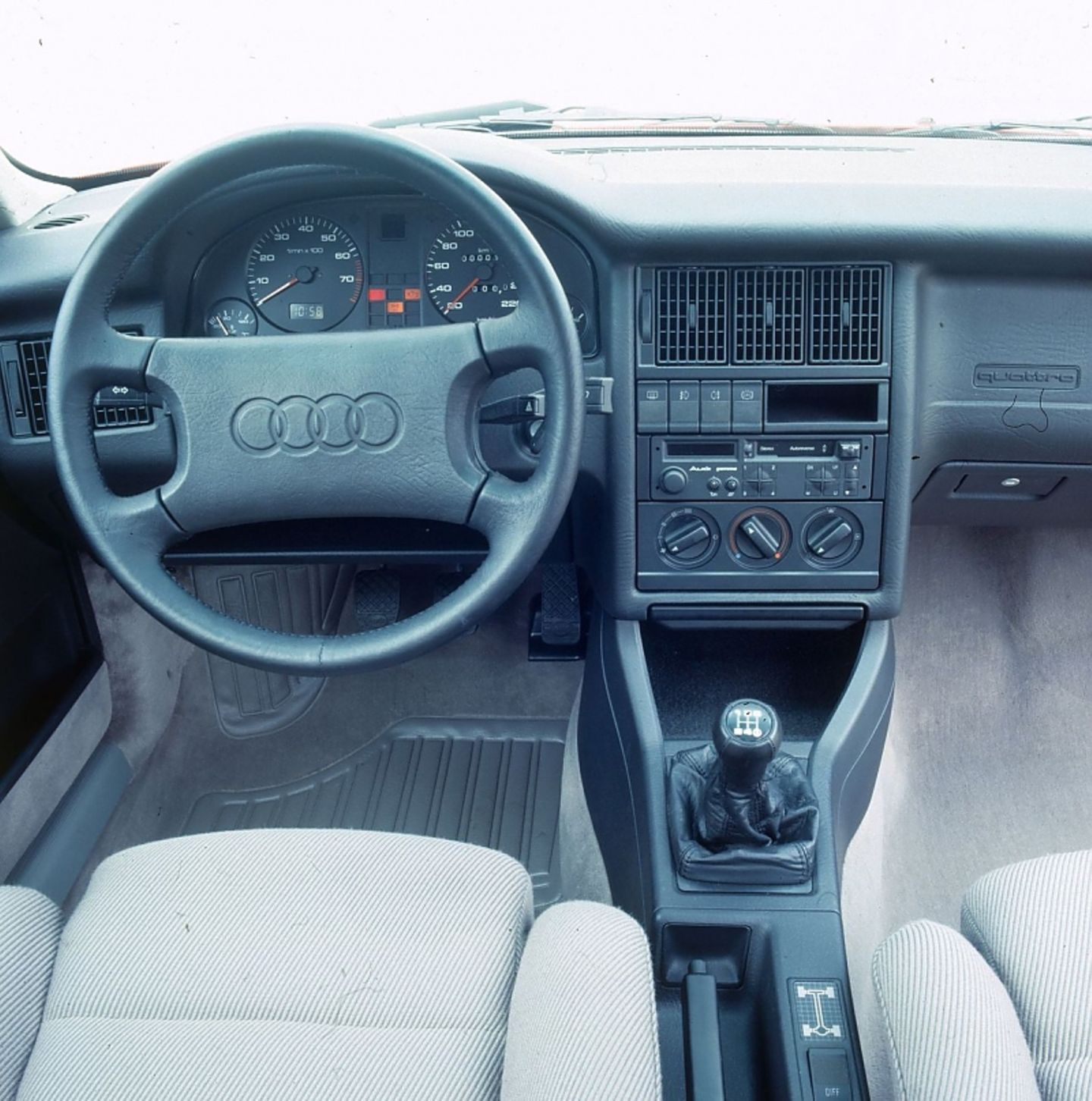 Schon 1986 waren übersichtliche Cockpits "in"