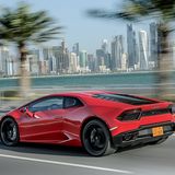 Lamborghini Huracan LP 580-2 - schiebt brachial an - mit den Hinterläufen