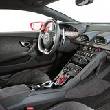 Der Innenraum des Lamborghini Huracan LP 580-2