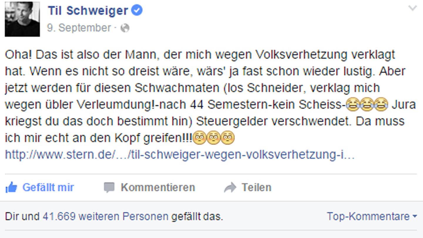 Schweiger Anwalt Schweiger Anwalt