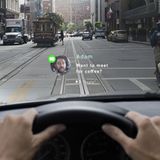 Das Navdy Head Up Display projiziert die Daten direkt vor den Fahrer