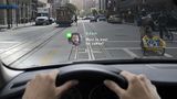 Das Navdy Head Up Display projiziert die Daten direkt vor den Fahrer
