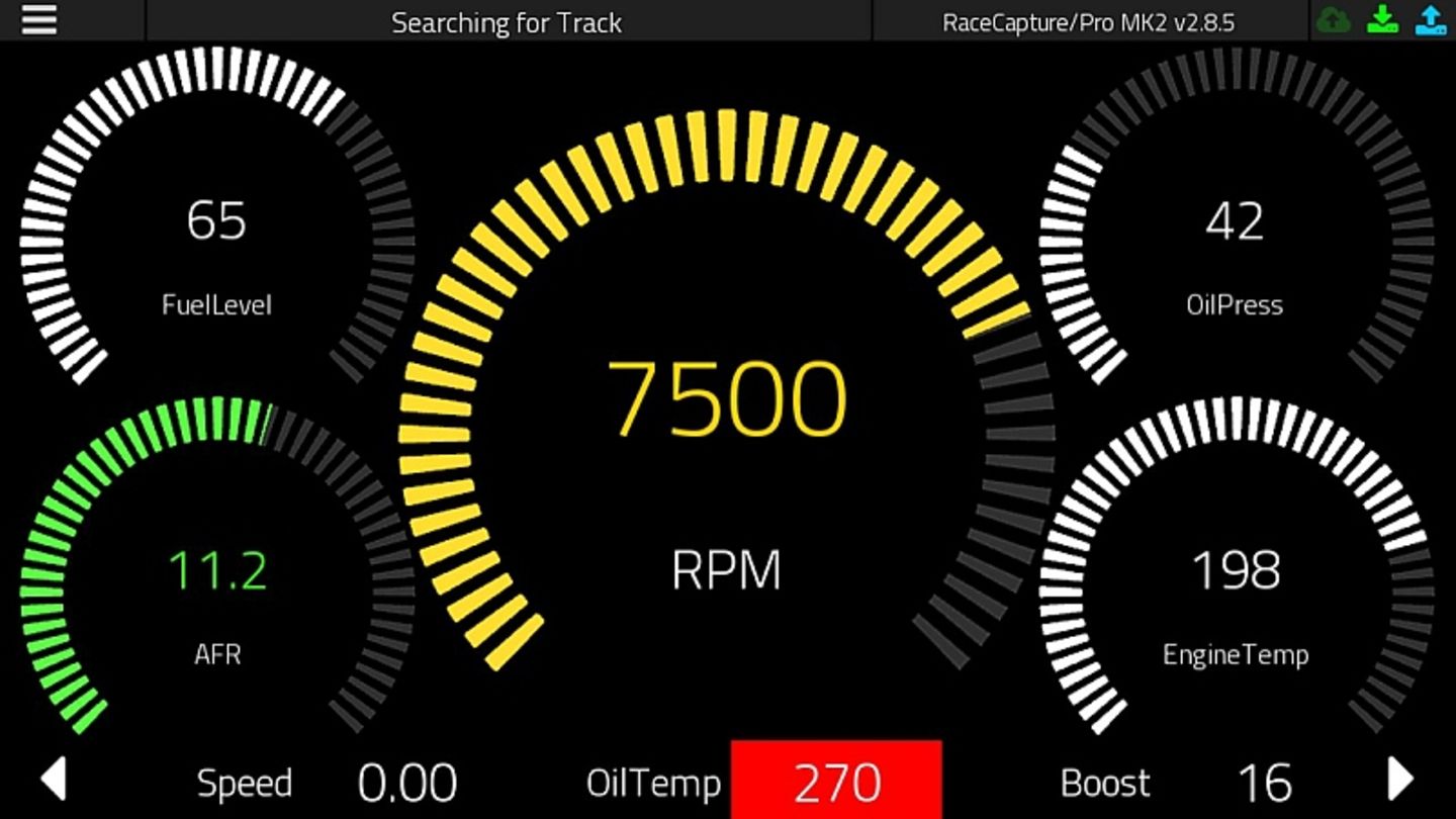 Das RaceCapture Pro überträgt per Bluetooth die Telemetriedaten auf das Smartphone