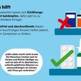 Infografik "Sehen und Verstehen": Erkältung: Wie sie entsteht und was uns schützt