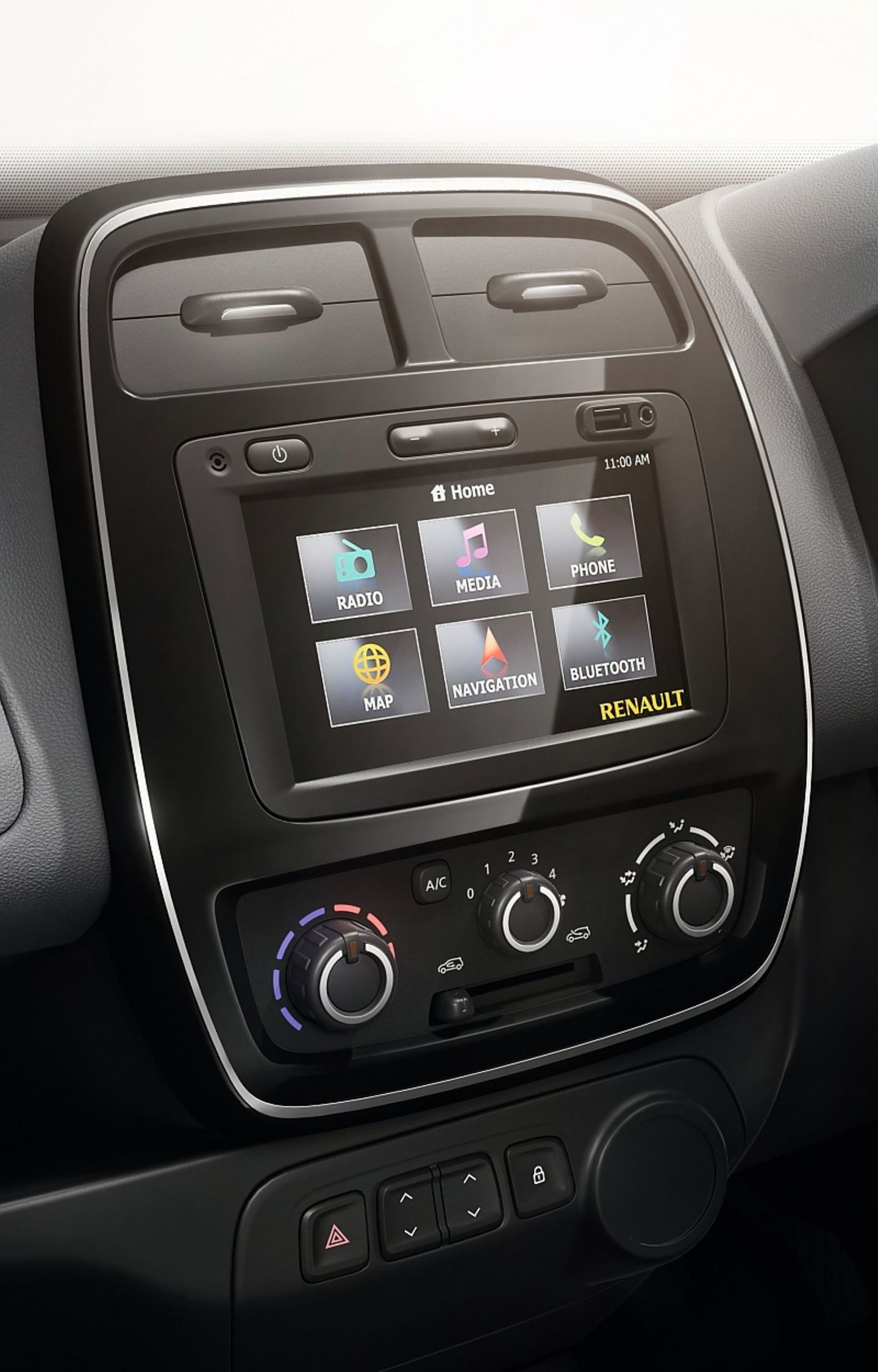 Renault Kwid Indien - sogar mit Navigationssystem
