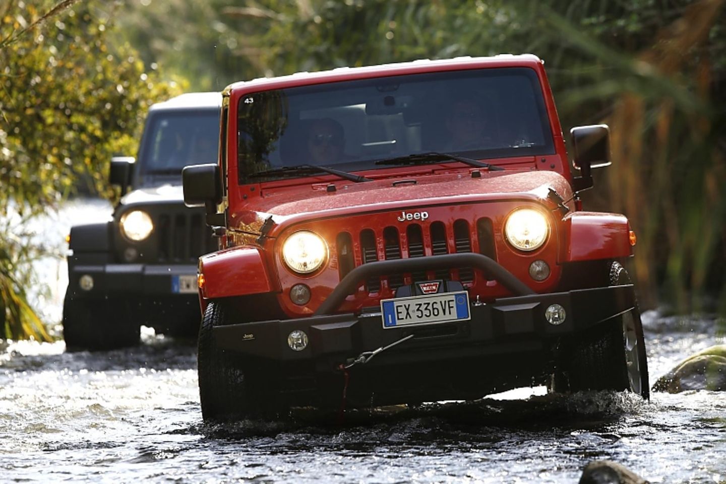 Der Jeep Wrangler fühlt sich in jedem Gelände wohl