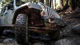 Jeep Wrangler auf dem Rubicon Trail