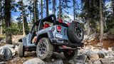 Jeep Wrangler auf dem Rubicon Trail