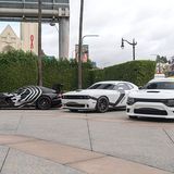 Die Star Wars Autos sind auffällig lackiert