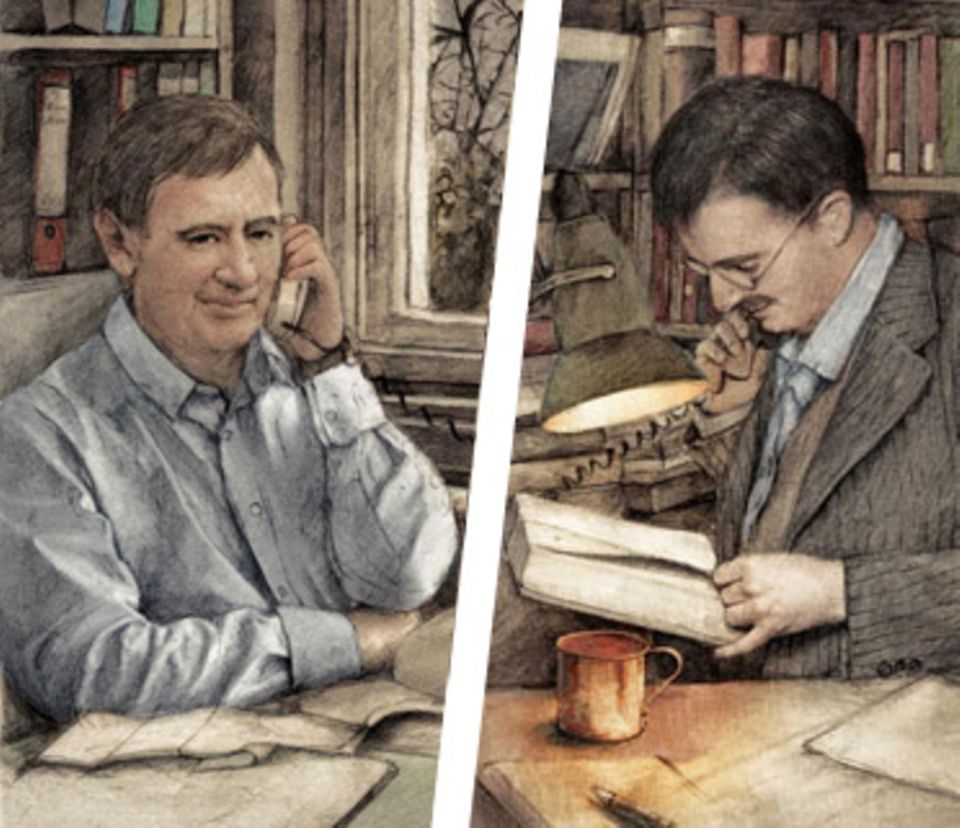 Ein Medizin-Krimi: Friedrich Luft (links) und Thomas Wienker Friedrich Luft (links) und Thomas Wienker