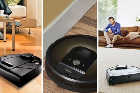 Die Top-Modelle: Netao Botvac Connected, IRobot der Roomba 980 und der Vorwerk Kobold VR200.