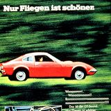 1968 Opel GT Werbung