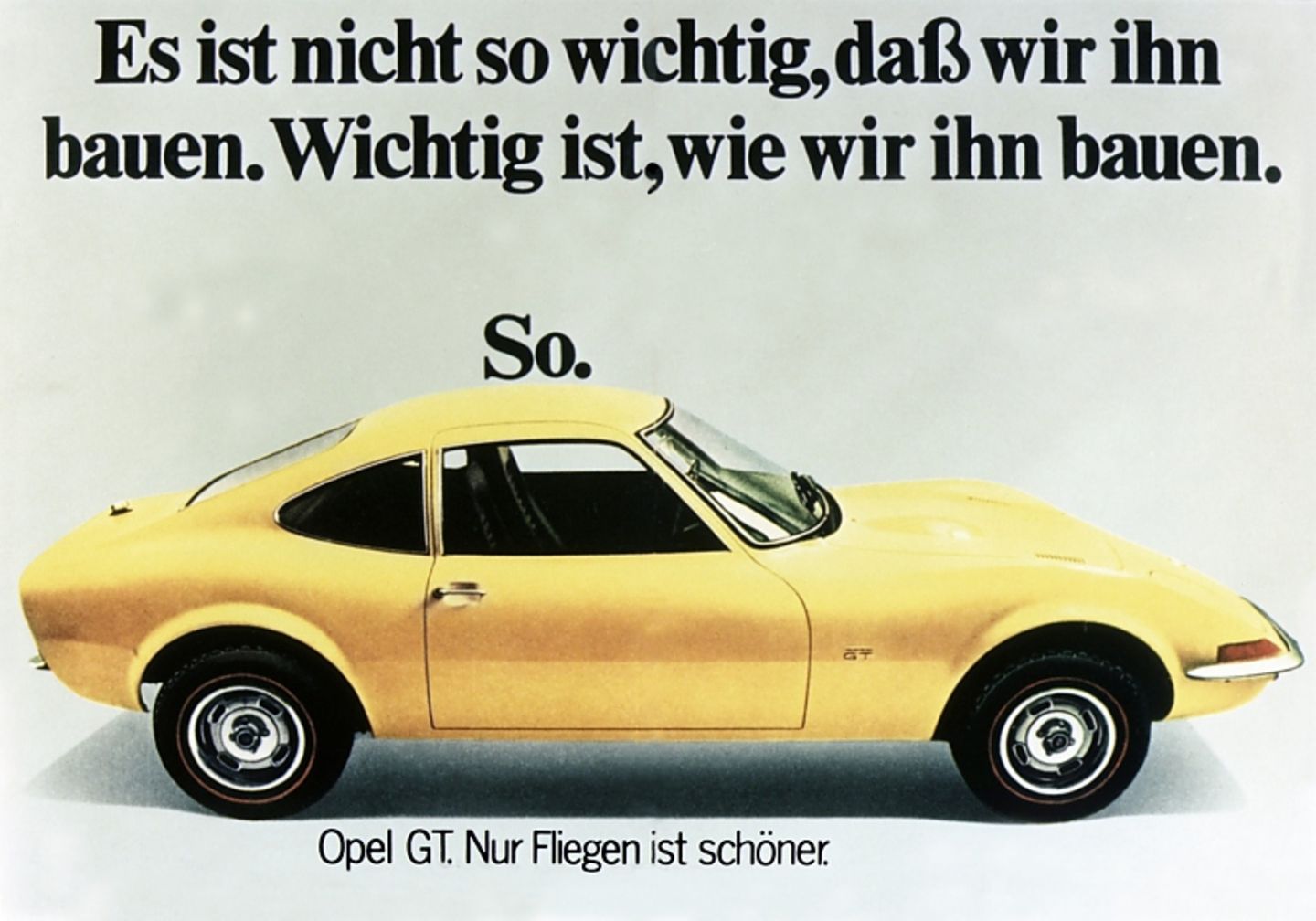 1968 Opel GT Werbung