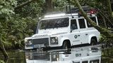 Wer mag, kann vor den Werkshallen mal richtig Offroad fahren.