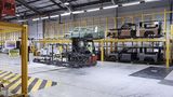 Die Lackiererei von Land Rover.