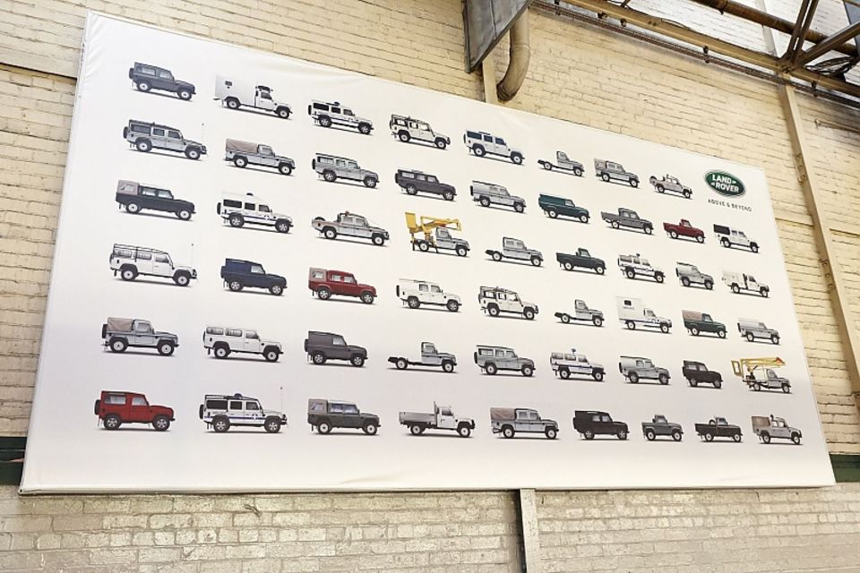 Mehr als genug Variationen gibt es vom Land Rover Defender.