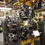 Die Hochzeit während der Defender-Produktion.