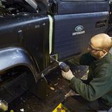 Die Türen sind eine Besonderheit des Defenders.