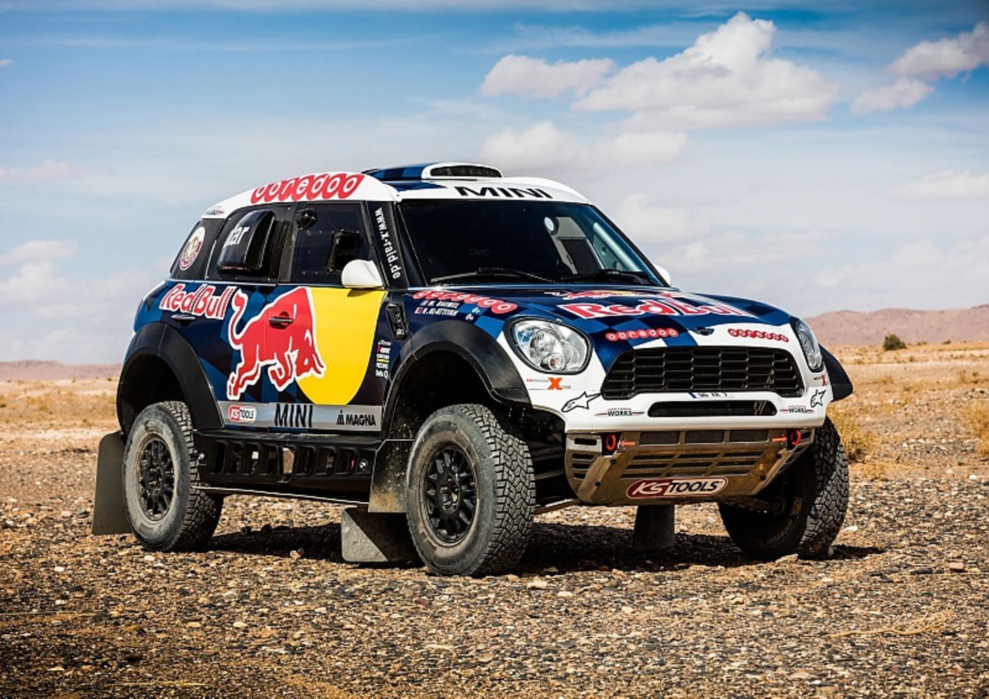 Das Titelverteidiger-Auto von Mini X-raid ist gerüstet.