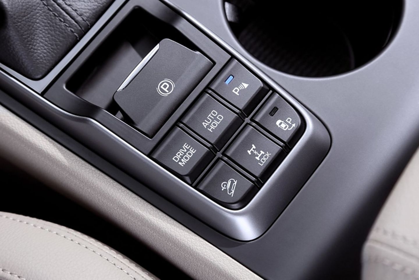 Ein Auszug aus der Schaltervielfalt des Hyundai Tucson.