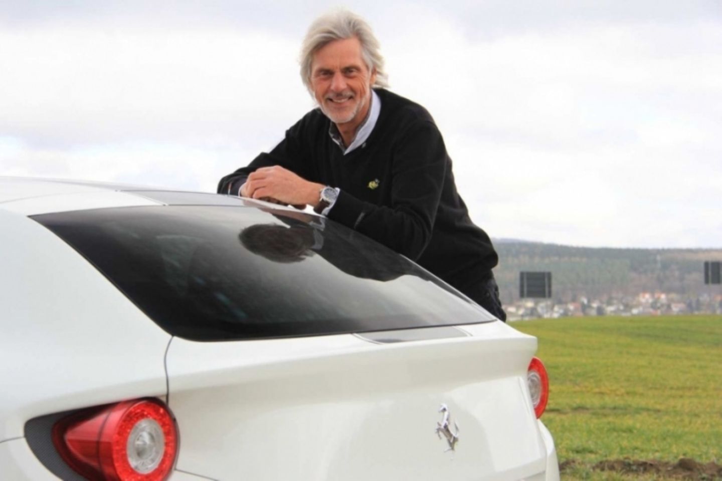 Ferrari Eberlein mit Firmeninhaber Helmut Eberlein
