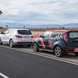Das Folgen anderer Autos wird auch Teil des Kia-autonomen Fahrens sein