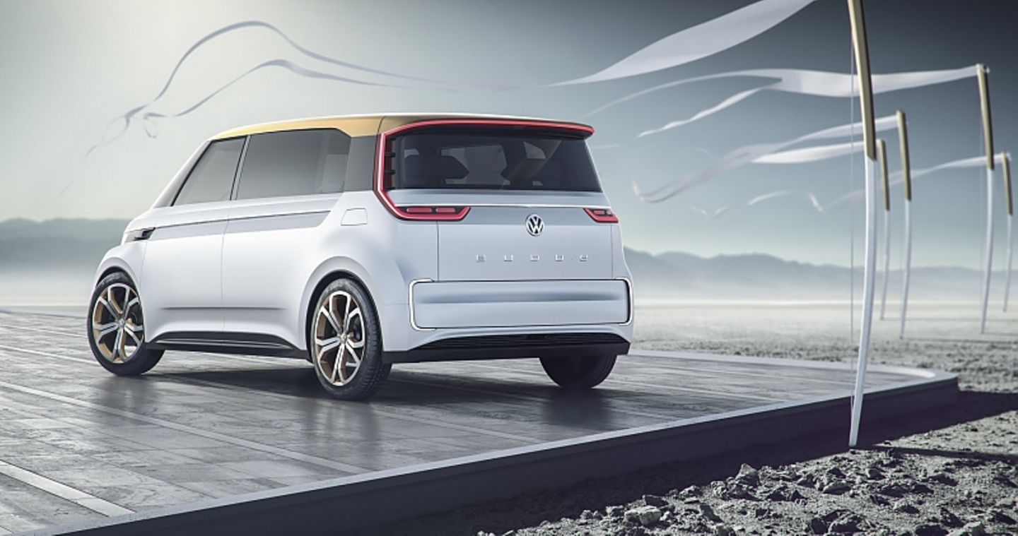 Studie des VW Budd-e auf der CES 2016 in Las Vegas