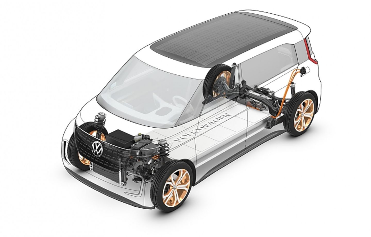 Studie des VW Budd-e auf der CES 2016 in Las Vegas