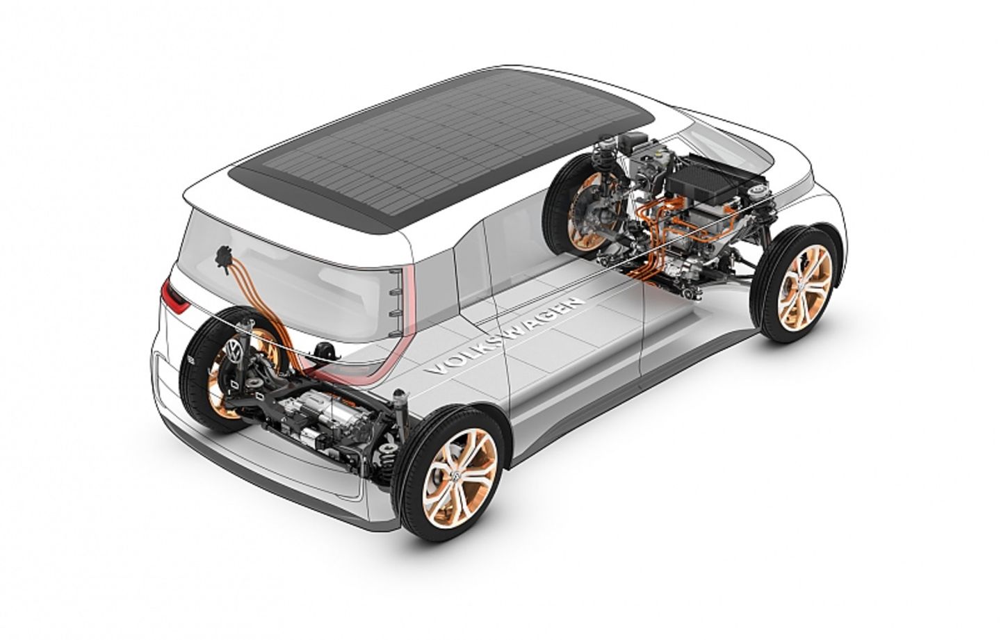 Studie des VW Budd-e auf der CES 2016 in Las Vegas