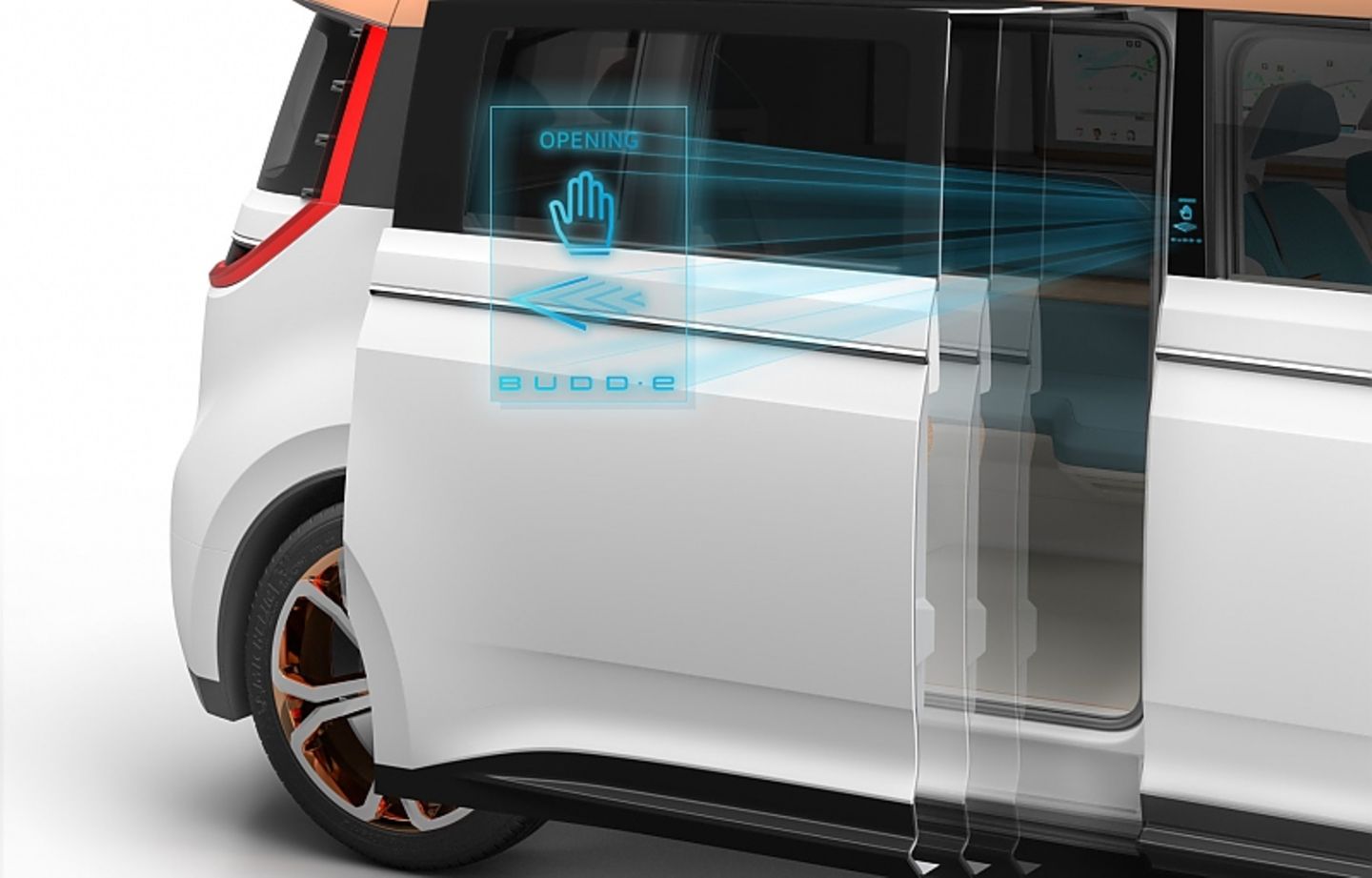 Studie des VW Budd-e auf der CES 2016 in Las Vegas