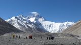 Blick auf den Mount Everest vom Norden