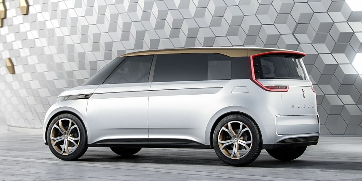 Studie des VW Budd-e auf der CES 2016 in Las Vegas
