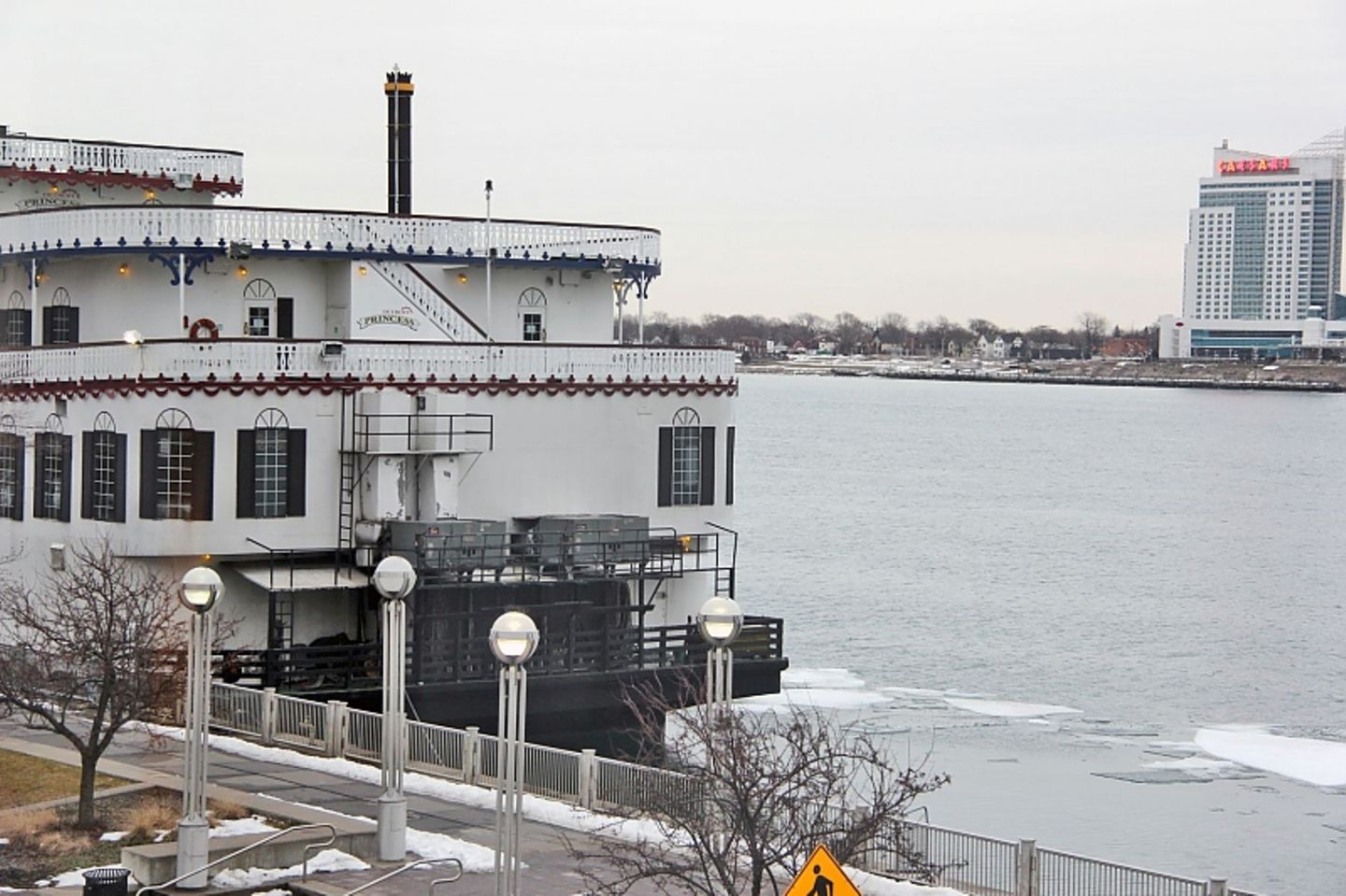 Der Detroit River trennt die USA von Kanada.