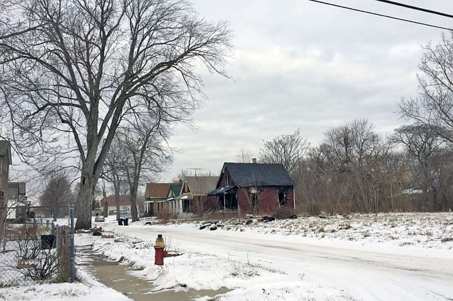 Der Winter kann sehr hart sein in Detroit.
