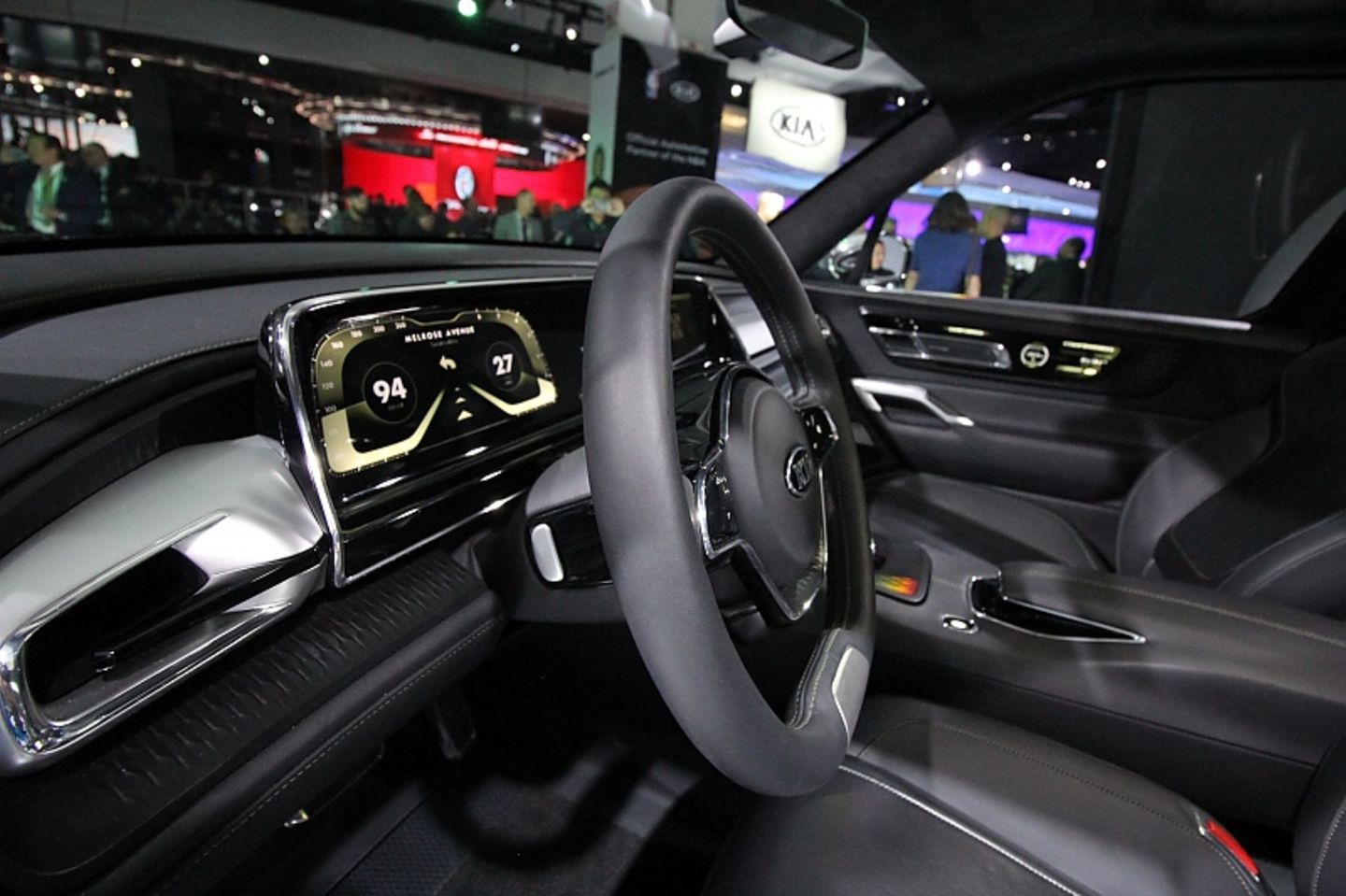 Das Cockpit des Kia Telluride.