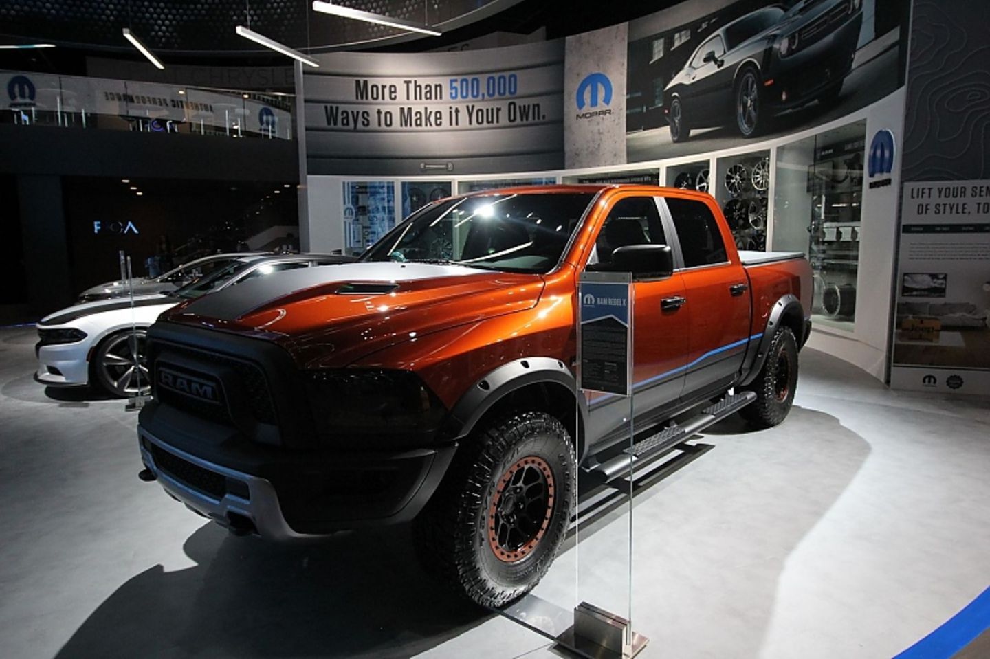 Auch der Ram Rebel X ist auffällig