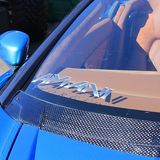 Karbon und Fieberglas werden genutzt.