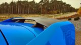 Fast schon zurückhaltend: der Heckspoiler des Ford Focus RS.