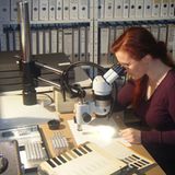 Durch das Mikroskop offenbaren Lacke und Materialien ihre Geheimnisse