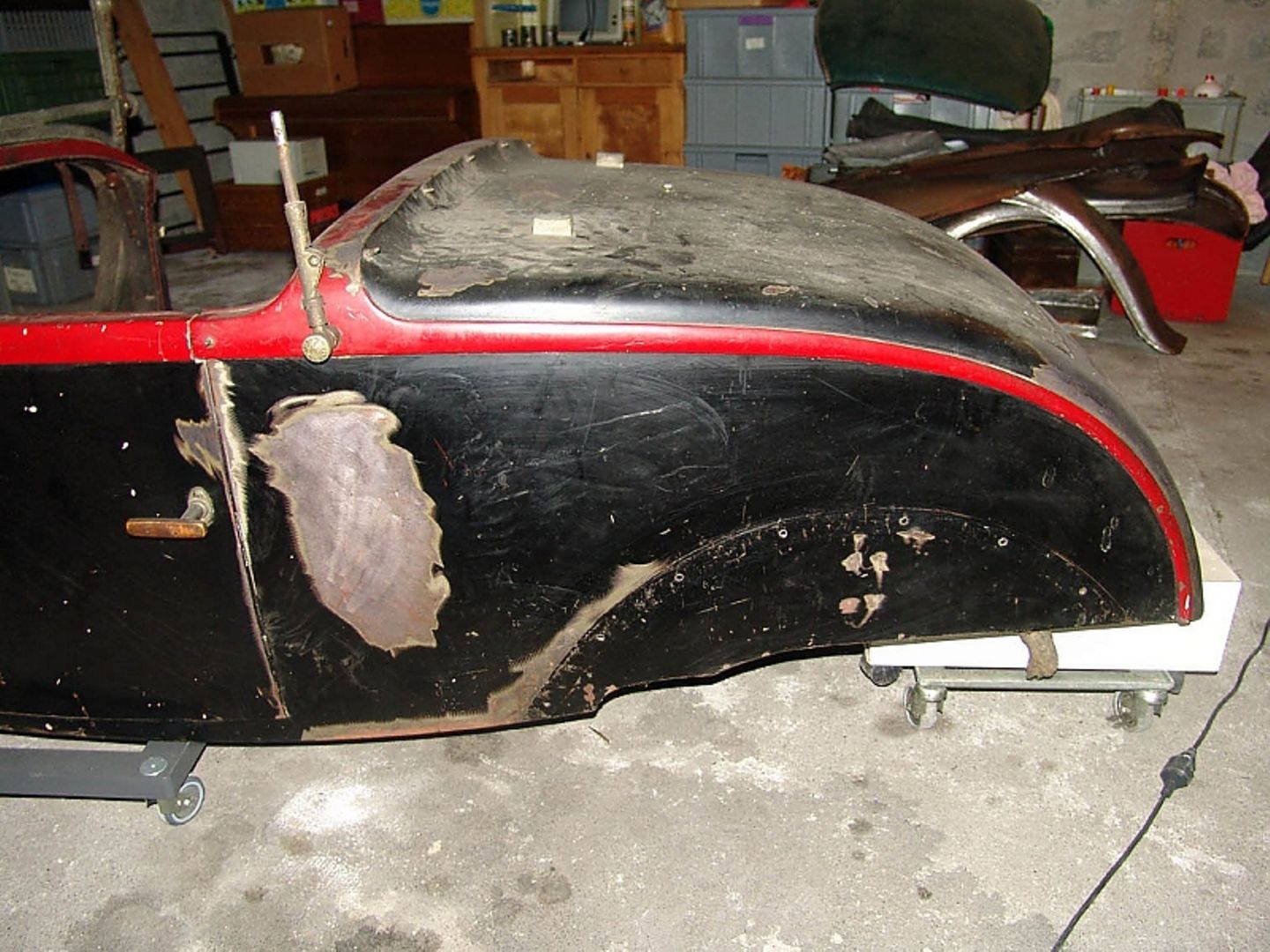 So kommt ein Bugatti in Gundula Tutts Atelier