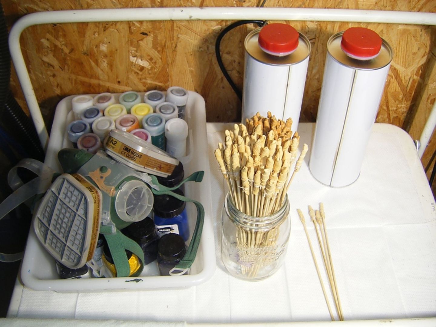 Verschiedene Arbeitsmaterialien