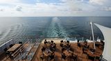 Blick im Heckwelle der "Mein Schiff 1"