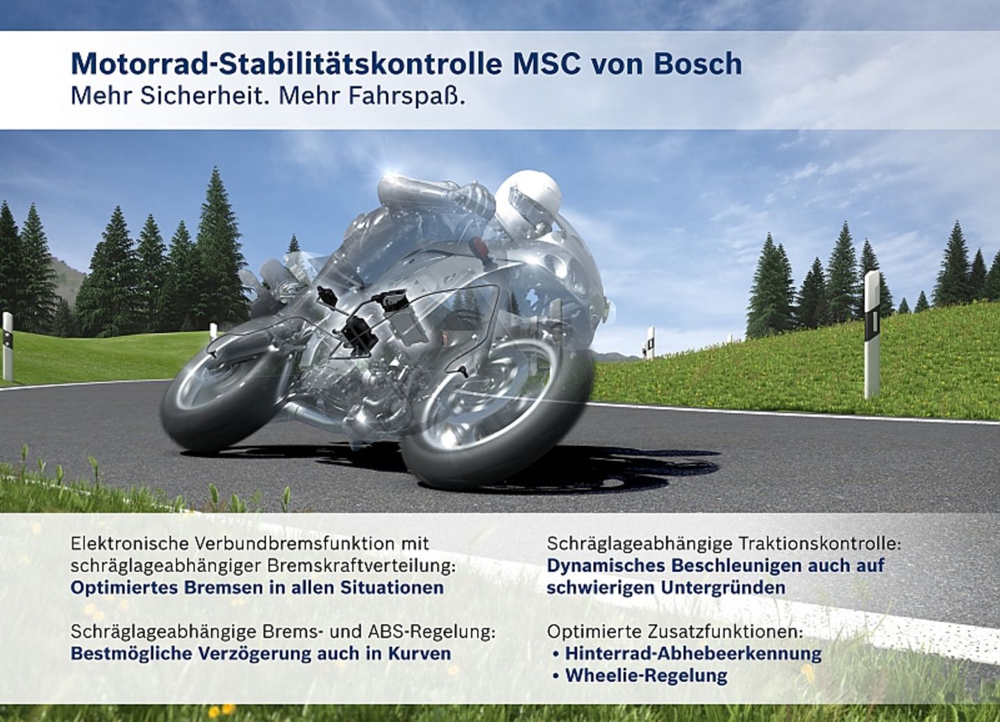 Motorrad mit MSC