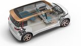 Studie des VW Budd-e auf der CES 2016 in Las Vegas