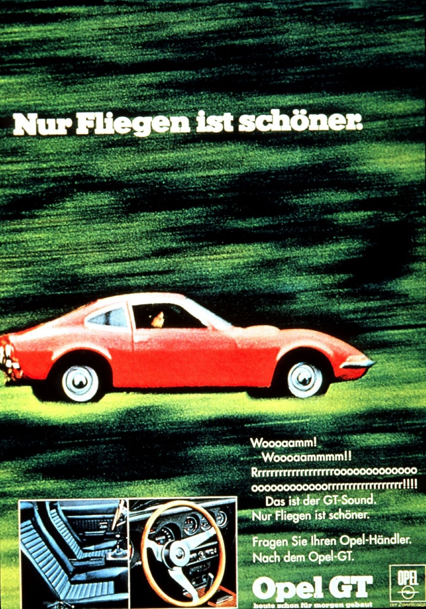 1968 Opel GT Werbung