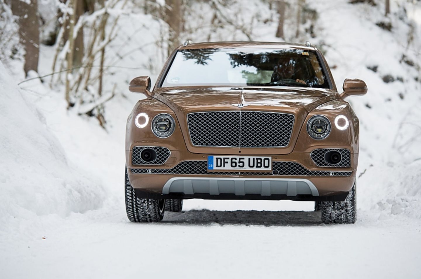Bentley Bentayga 6.0 W12 - vorne gibt es LED-Scheinwerfer