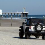 Der Daytona Beach ist auch für Autos geöffnet.