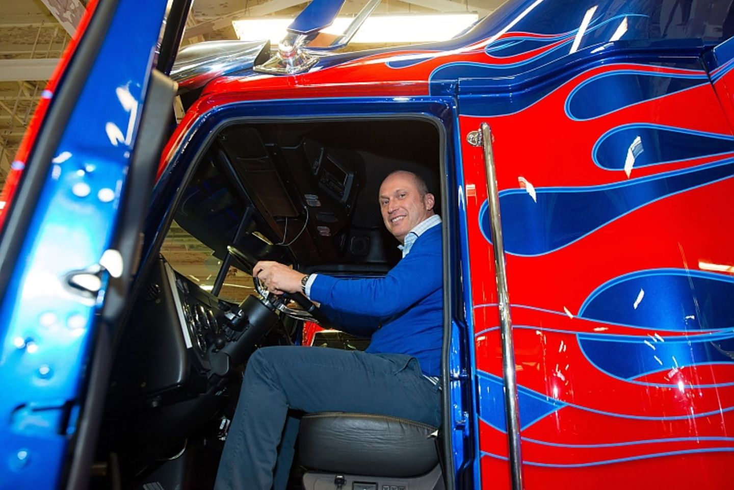 Am Steuer des Optimus Prime