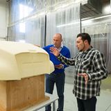 Beim Modellieren kommt Schaum zum Einsatz